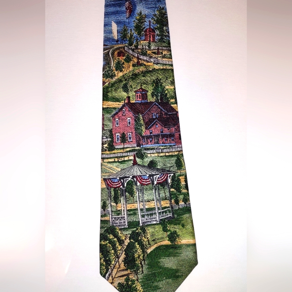 Green Village 100% Novelty Tie